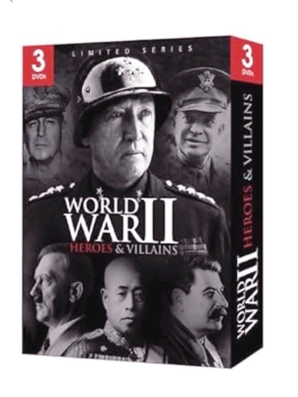 World War II Heroes & Villains 3-DVD Documentary Boxed‎ Set